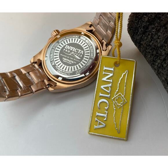 Invicta Women's Pro Diver Rose Gold Watch 15137 New with Case     Working - Picture 6 of 10